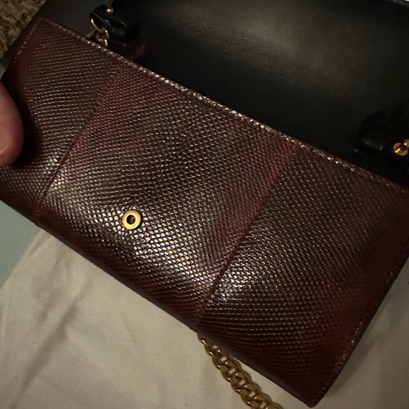 Balmain Genuine Snakeskin Wallet on Chain (Removable Chain) MSRP $1420 - Picture 4 of 7